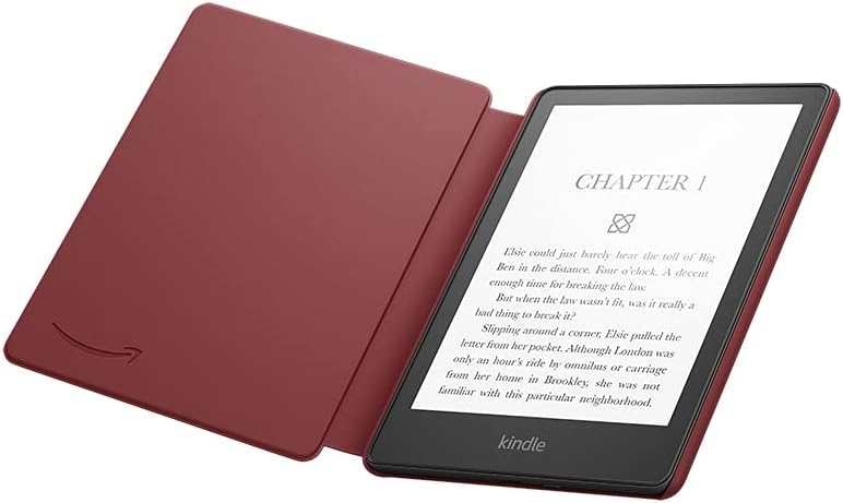 Amazon Kindle Paperwhite Case (11th Generation), Thin and Light, Foldable Protective Cover - Leather